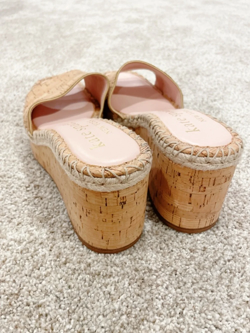 Kate Spade New York Women's Cosette Cork Espadrille Platform size 9
